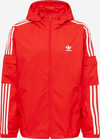 ADIDAS ORIGINALS Jacke 'Adicolor Classics 3-Stripes ' in Rot: predná strana