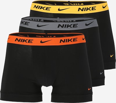 NIKE Sportunterhose 'Everyday' in dunkelgelb / grau / dunkelorange / schwarz, Produktansicht