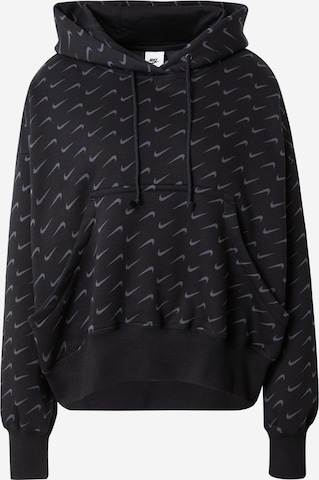 Nike Sportswear Sweatshirt 'PHNX' in Zwart: voorkant