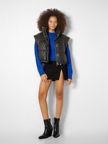 Bershka Bodywarmer in Zwart