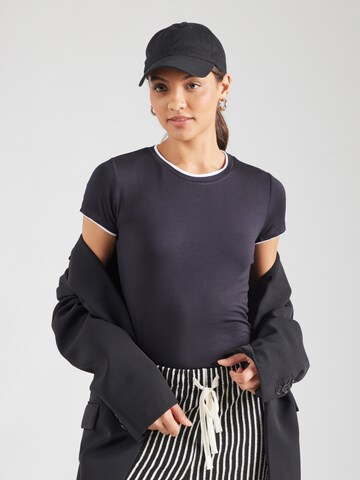 T-shirt 'Camilla' 19V69 ITALIA en noir : devant