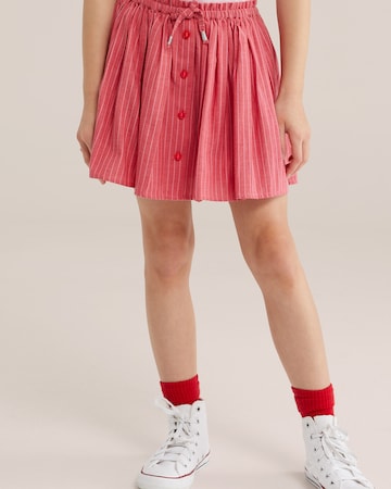 sarkans WE Fashion Svārki: no priekšpuses