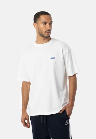 T-Shirt 'Amelio' Elias Rumelis en blanc : devant