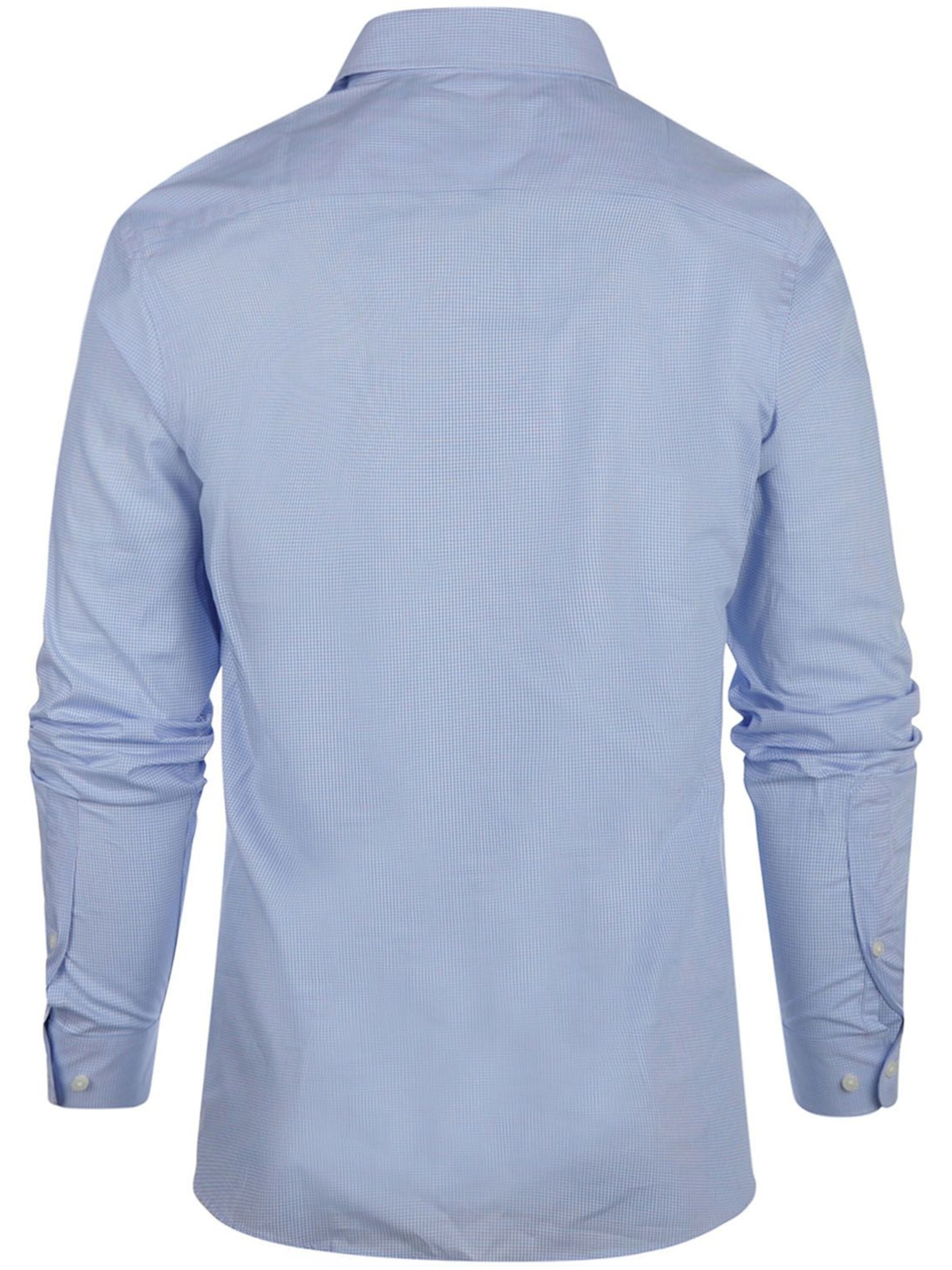 Steppin' out Slim fit Button Up Shirt in Blue