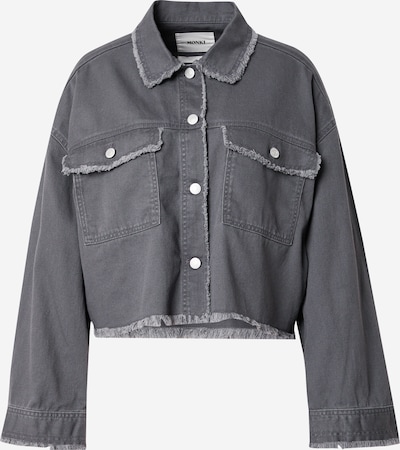 Monki Välikausitakki värissä harmaa denim, Tuotenäkymä