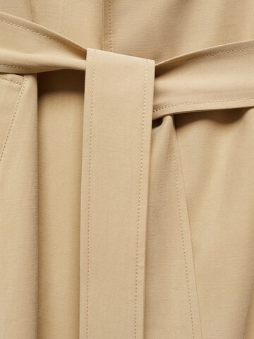 MANGO Between-Seasons Coat in Beige