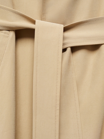 MANGO Between-Seasons Coat in Beige