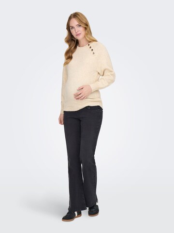 Only Maternity Pullover 'OLMEmma' i beige