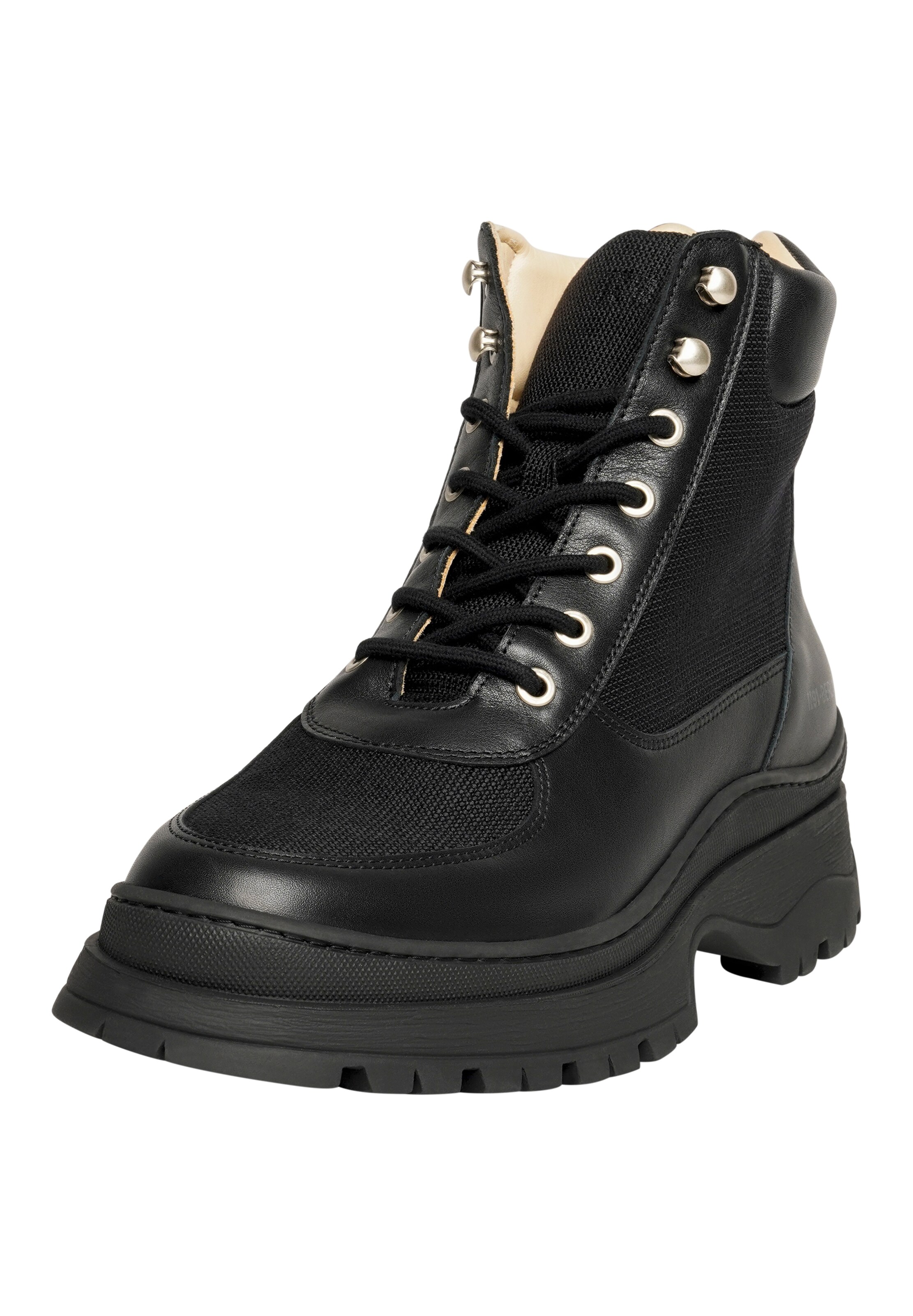 N91 Schnürboots 'Style Choice' in Schwarz: Vorderseite