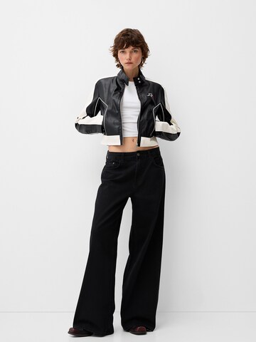 Geacă de primăvară-toamnă de la Bershka pe negru