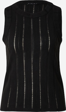 Top di Sisley in nero: frontale