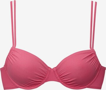 Hauts de bikini 'Happy' BUFFALO en rose : devant