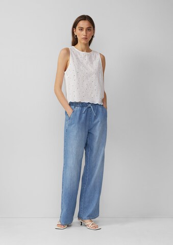 QS Loosefit Jeans in Blau