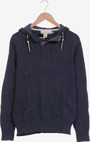 H&M Sweatshirt & Zip-Up Hoodie in M in Blue: front