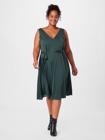 ABOUT YOU Curvy Dress 'Caja' in Green: front