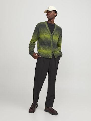 JACK & JONES Knit Cardigan in Green