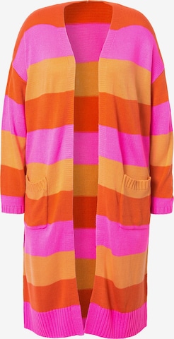 Angel of Style Knit cardigan in Orange: front