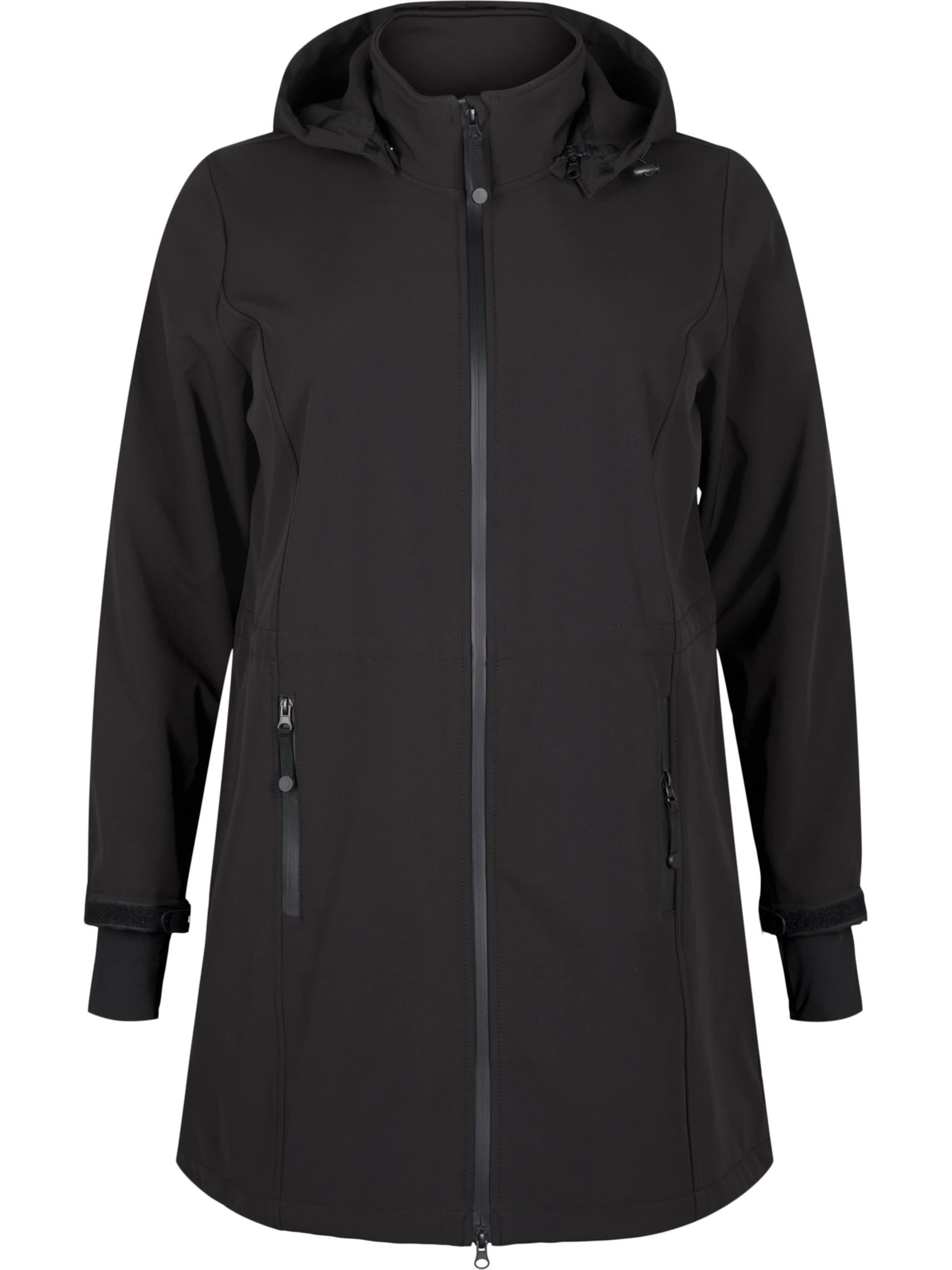 Zizzi Funkčná bunda - Čierna: predná strana