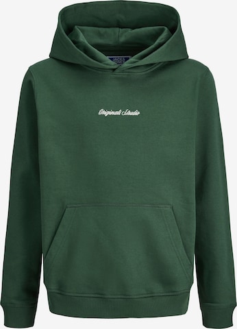 Jack & Jones Junior Sweatshirt 'Norrebro' in Grün: Vorderseite