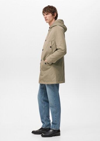 MANGO MAN Parka 'Javi' in Braun