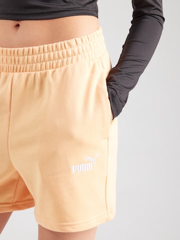 PUMA regular Παντελόνι φόρμας 'ESS Small No. 1' σε πορτοκαλί