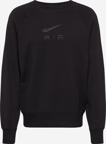 Nike Sportswear Mikina 'Air' – černá: přední strana