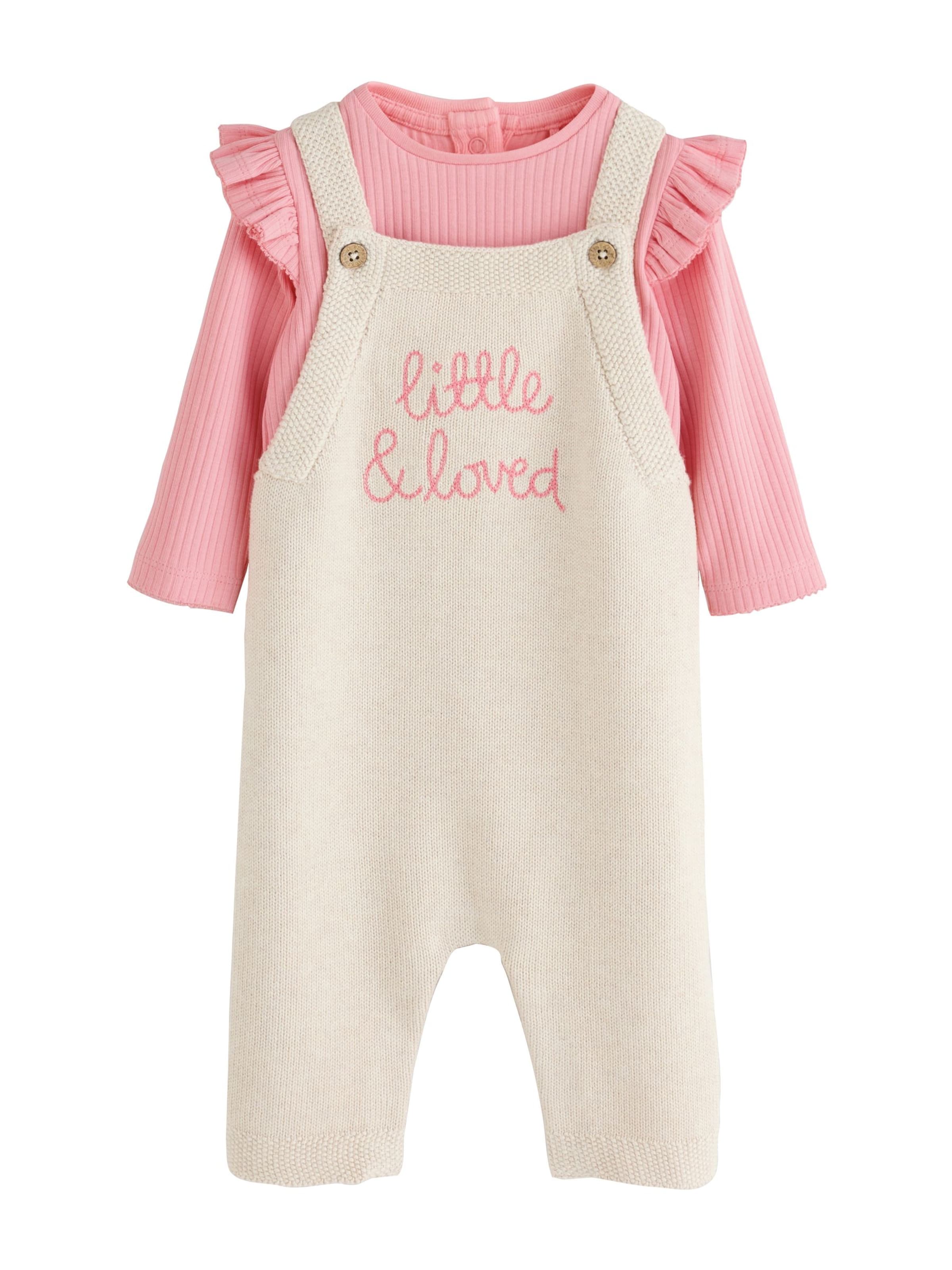 Next - Conjunto en beige: frente