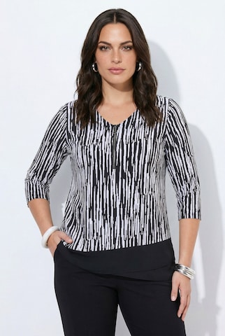 Ulla Popken Shirt in Schwarz