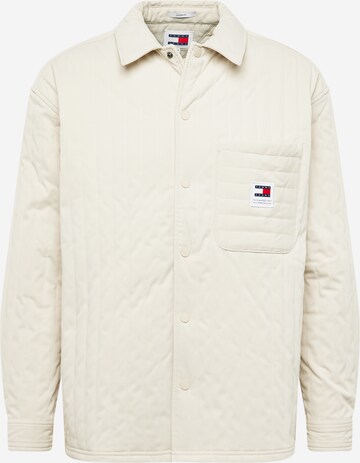 Tommy Jeans Tussenjas in Beige: voorkant