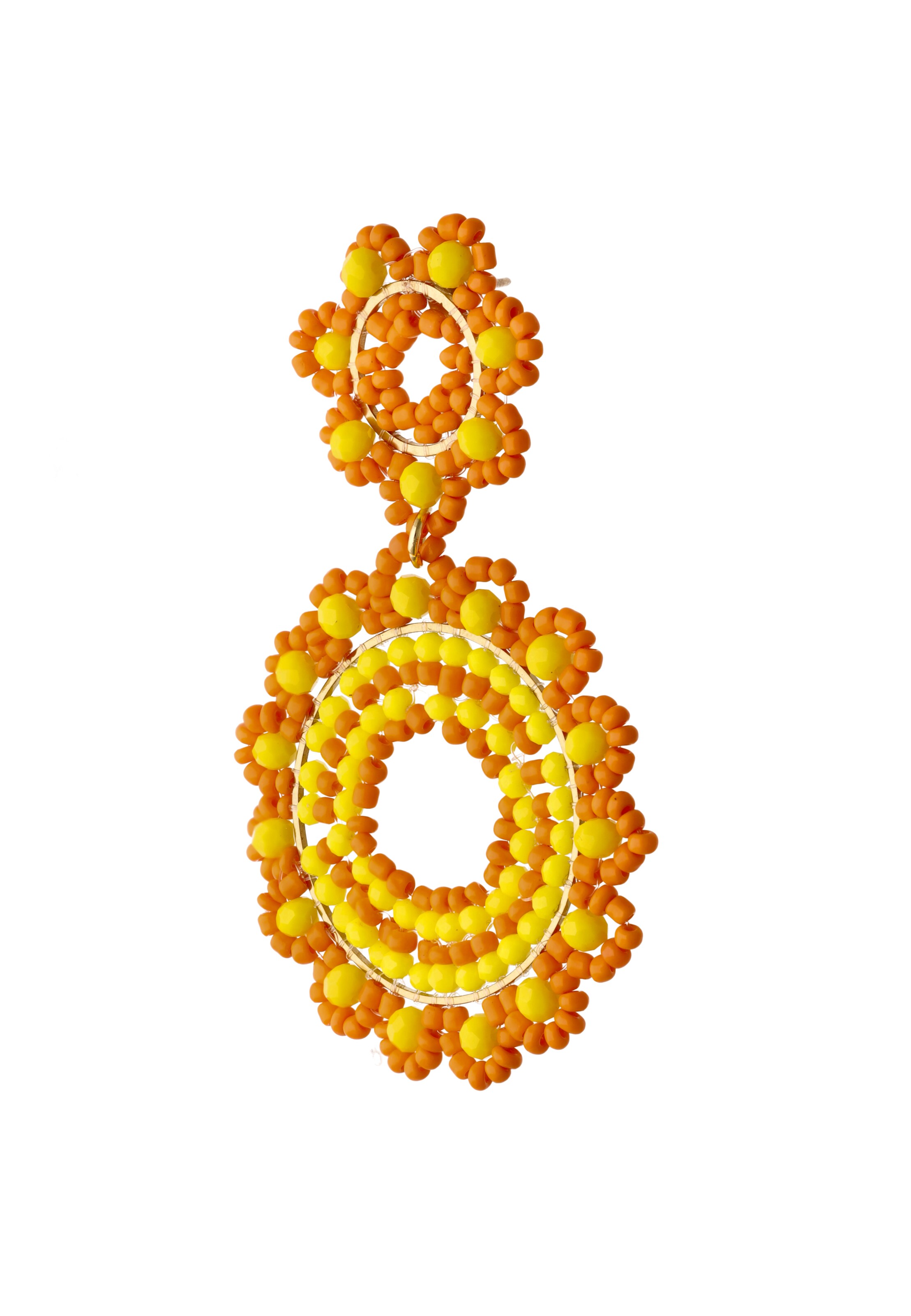 IZIA - Pendientes en naranja