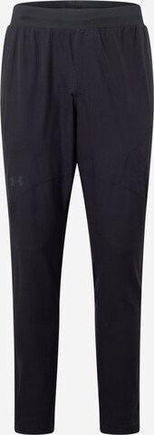 Regular Pantalon de sport 'Unstoppable' UNDER ARMOUR en noir : devant