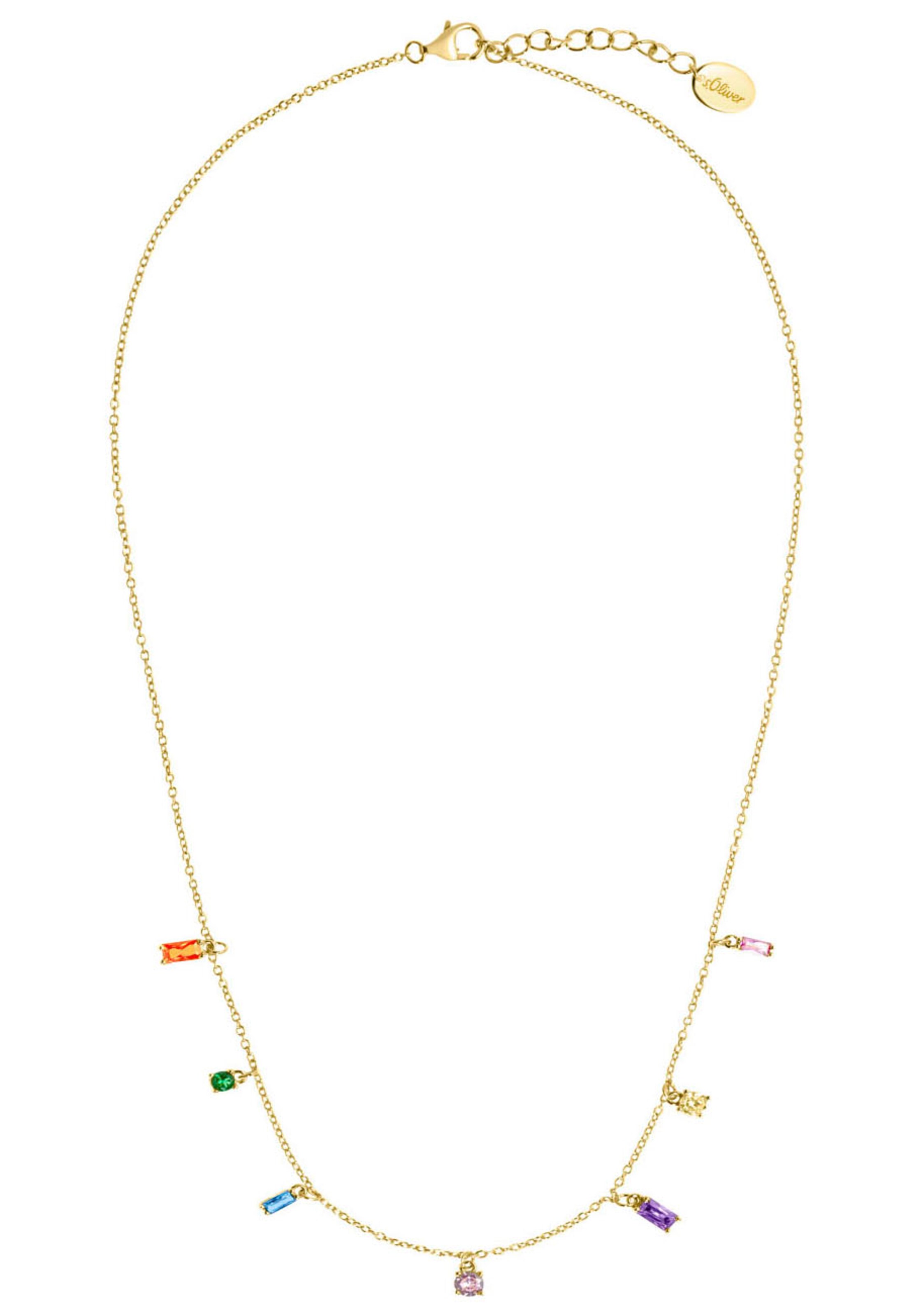 s.Oliver Necklace in Gold: front