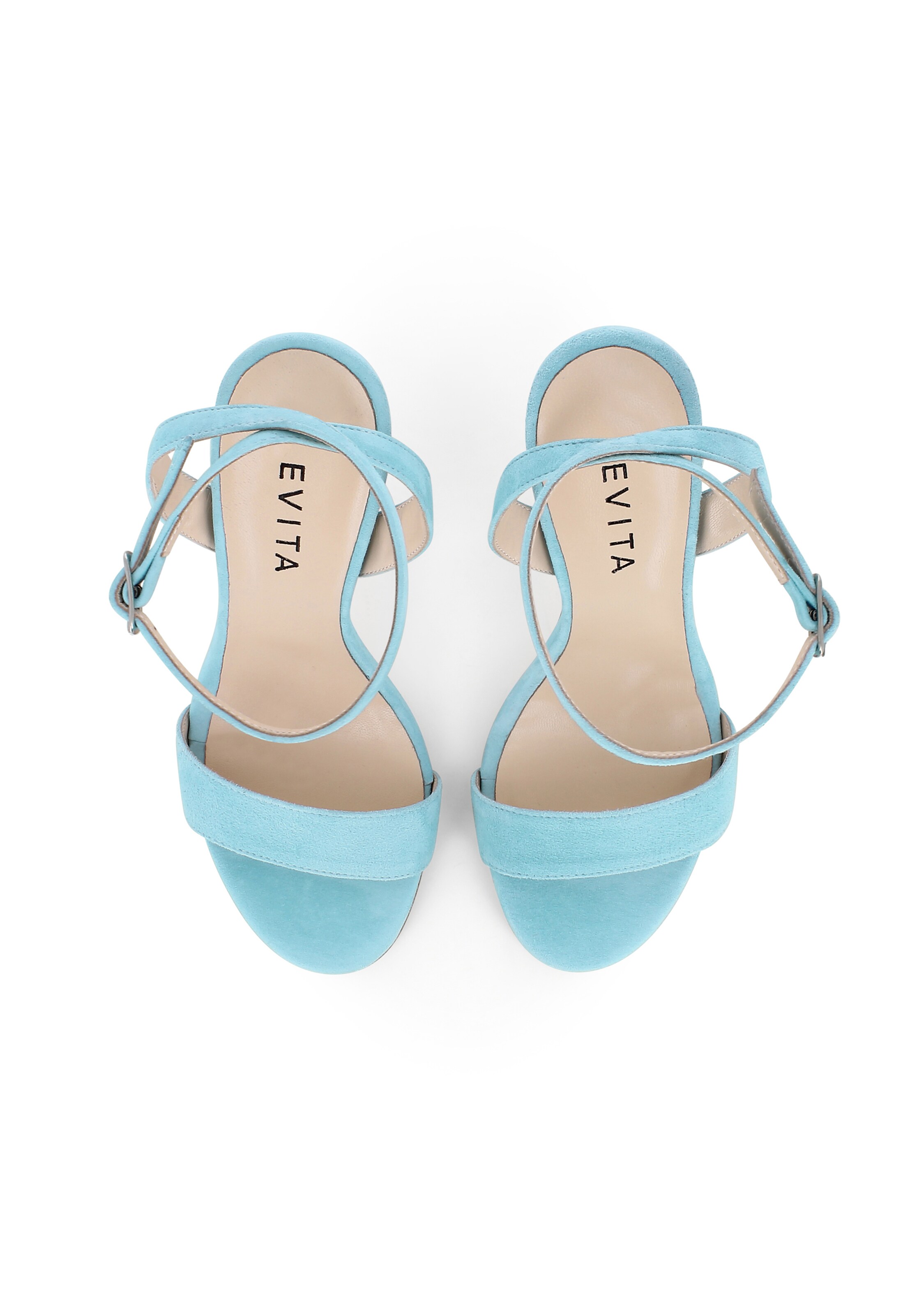 Sandales à lanières EVITA en bleu