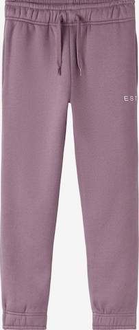 NAME IT - Tapered Pantalón en lila: frente