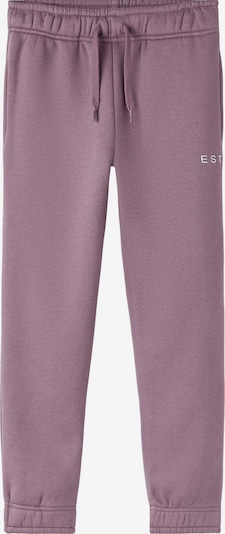 NAME IT Trousers in Purple / White, Item view