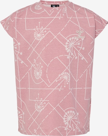 T-Shirt Hummel en rose : devant