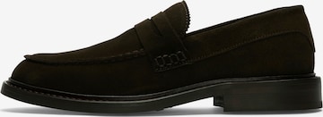 SELECTEDSlip On cipele 'SLHCARTER' - smeđa boja: prednji dio