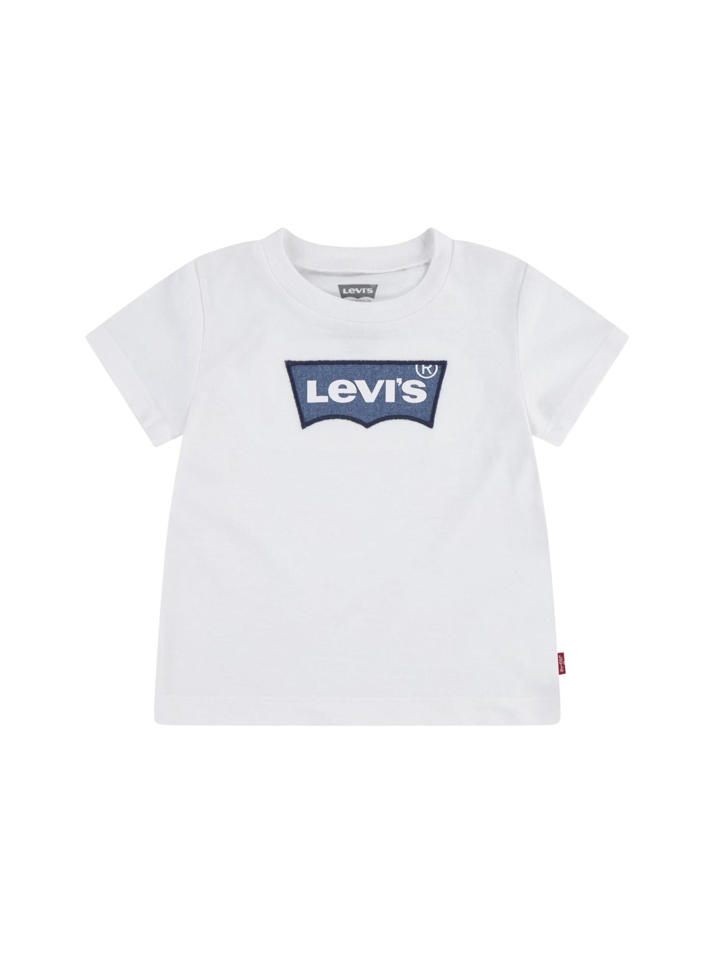 Levi's Kids Shirt 'LEVI'S kids LVN MY FIRST BATWING T-SHIRT'‌‌ in Weiß: Vorderseite