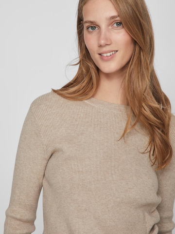 VILA Sweater 'Comfy' in Beige