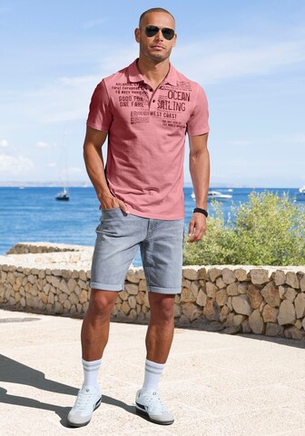 JOHN DEVIN Poloshirt in Pink