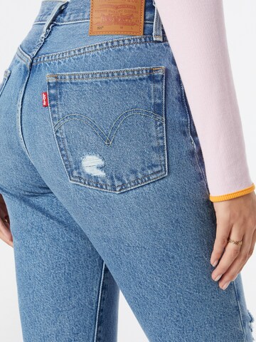 LEVI'S ® Normalny krój Jeansy '501 Crop' w kolorze niebieski