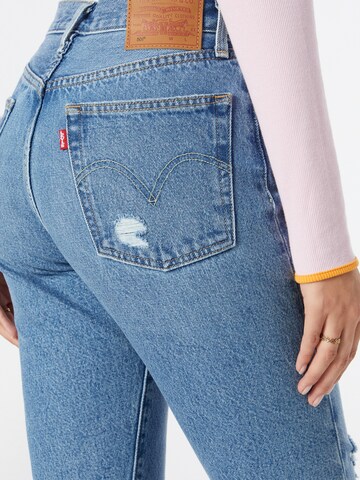 Regular Jean '501 Crop' LEVI'S ® en bleu