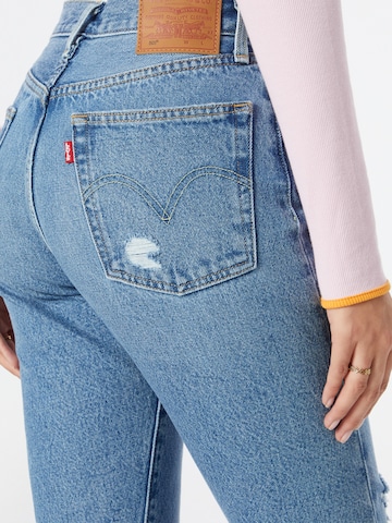 Regular Jean '501 Crop' LEVI'S ® en bleu