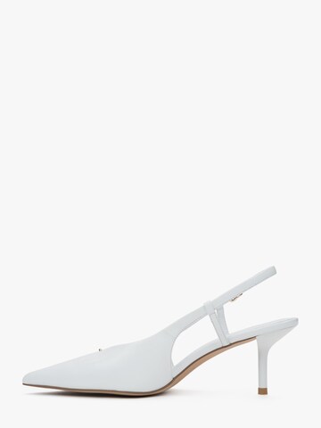 Estro Slingback pumps '026-3' i vit
