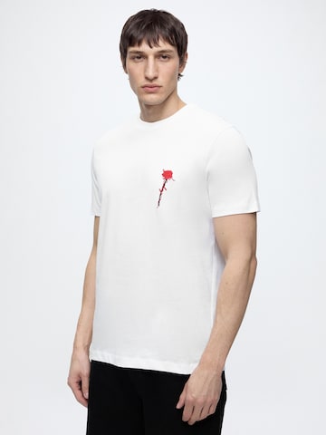 T-Shirt 'Diflow' HUGO en blanc : devant