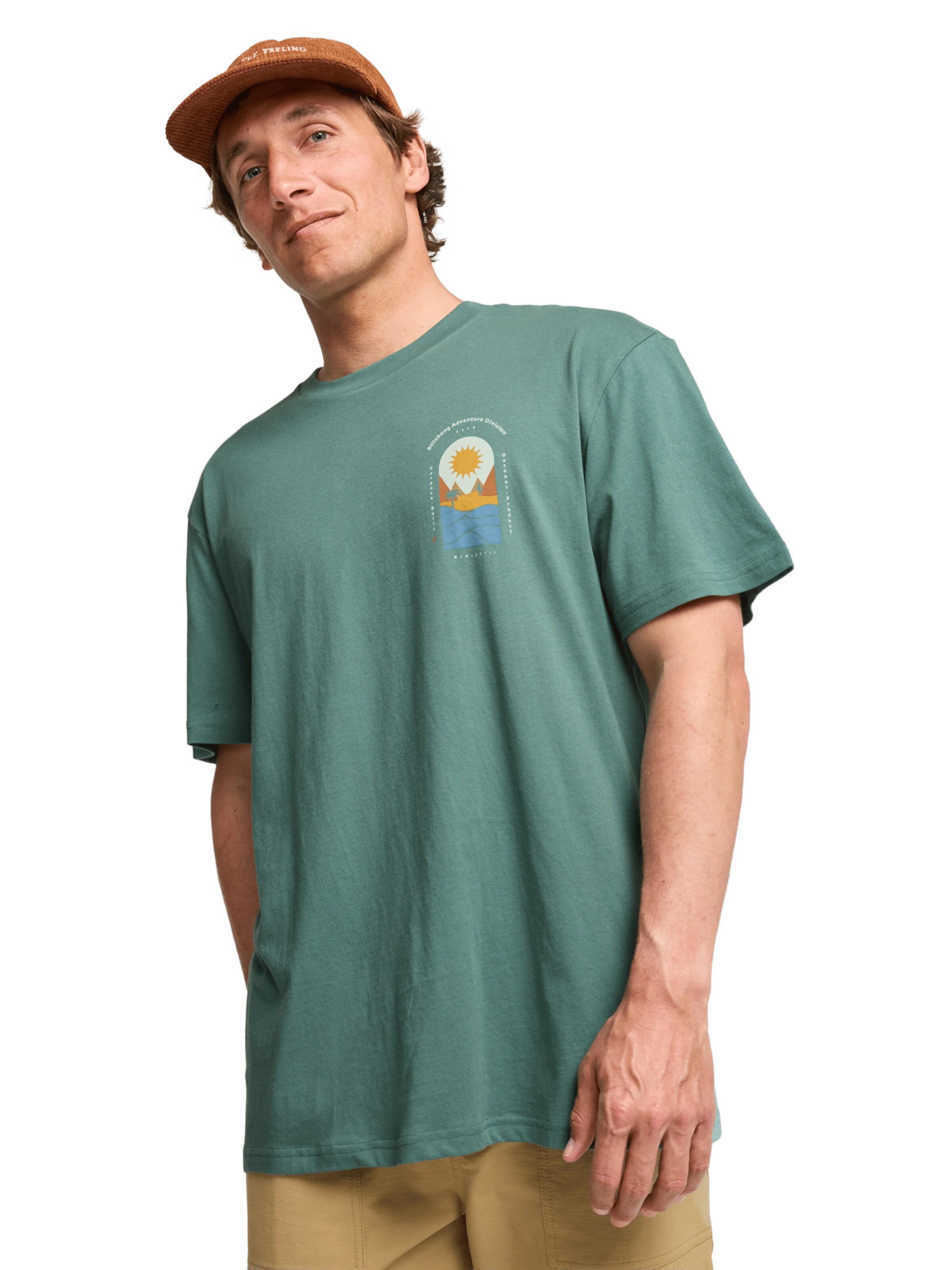 BILLABONG Shirt 'Sun Down' in Green: front