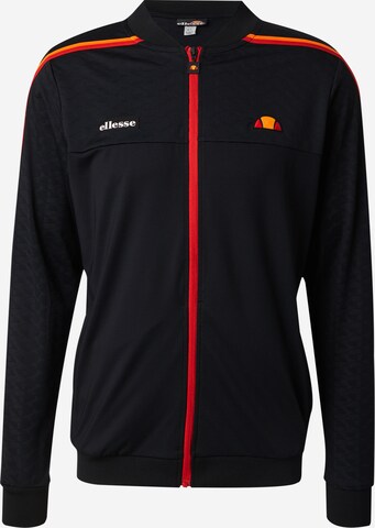 ELLESSE Sportsweatjacke 'Millook' in Schwarz: predná strana