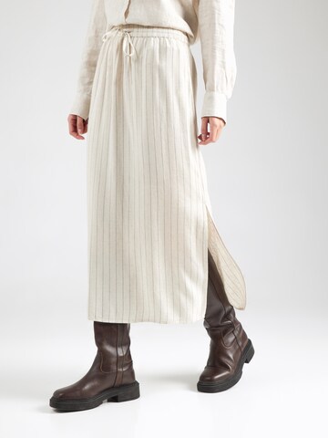 PIECES Nederdel 'PCPIA' i beige: forside