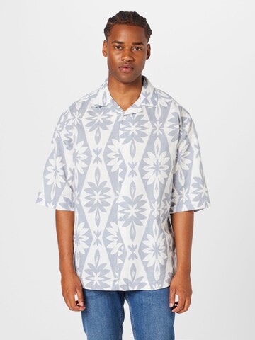TOPMAN Comfort fit Overhemd in Blauw: voorkant