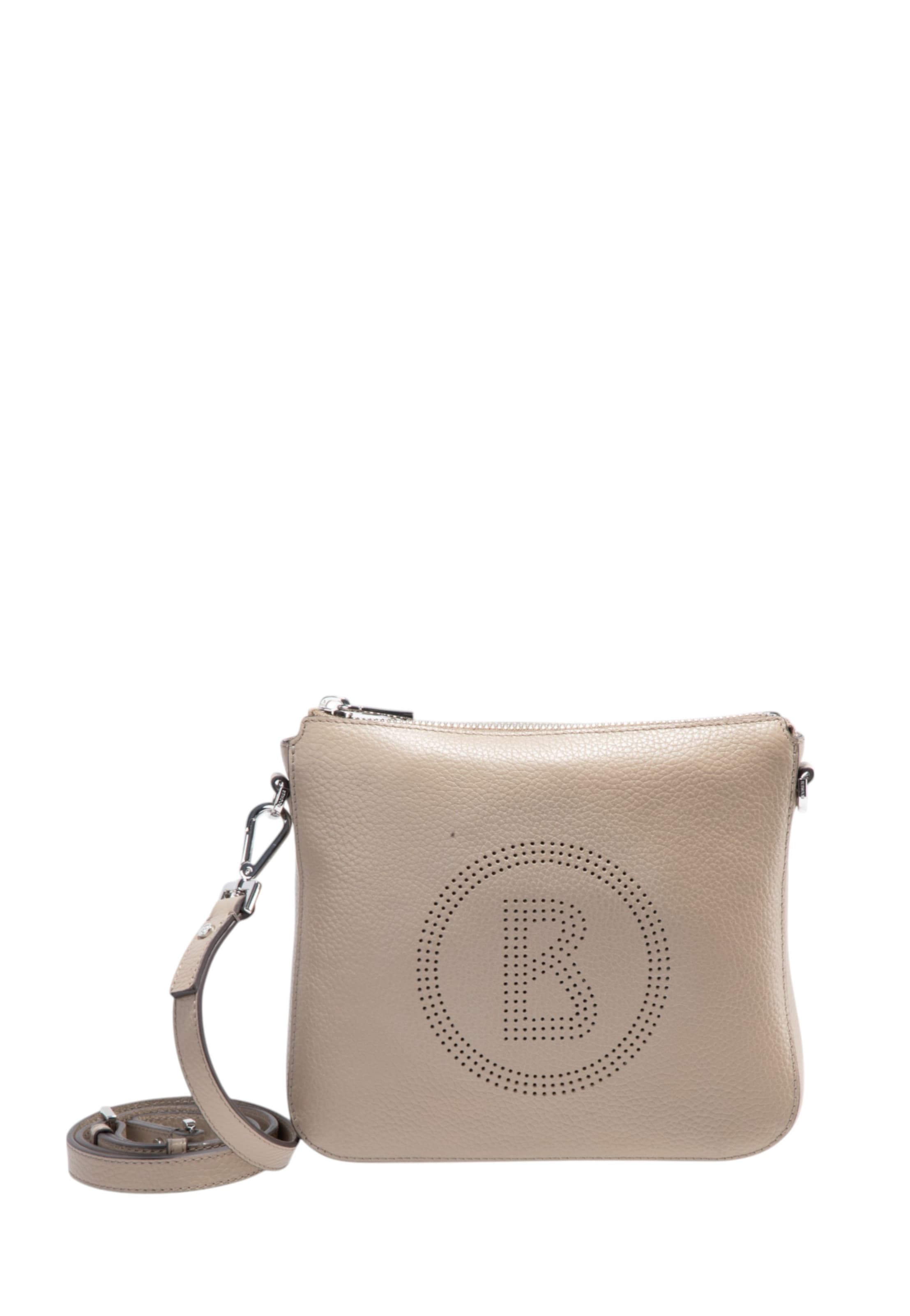 BOGNER Schultertasche 'Sulden Hedwig' in Grau: Vorderseite